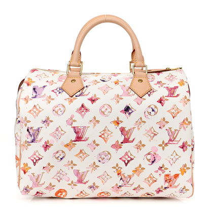 Louis Vuitton Watercolor Aquarelle Speedy 30 White 1 of 10