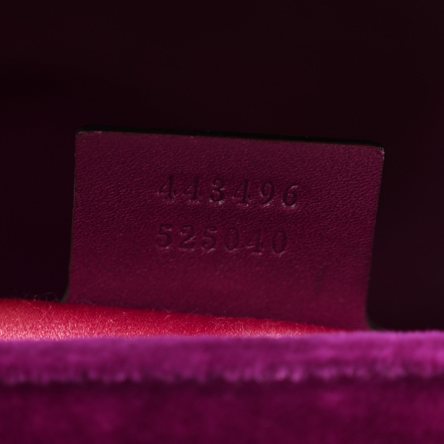 Gucci Velvet Matelasse Medium GG Marmont Shoulder Bag Fuchsia Violet Cyclamen 7 of 10