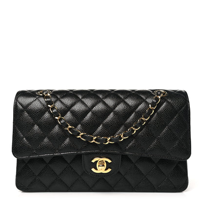 Chanel Caviar Quilted Medium Double Flap Black 1 of 10