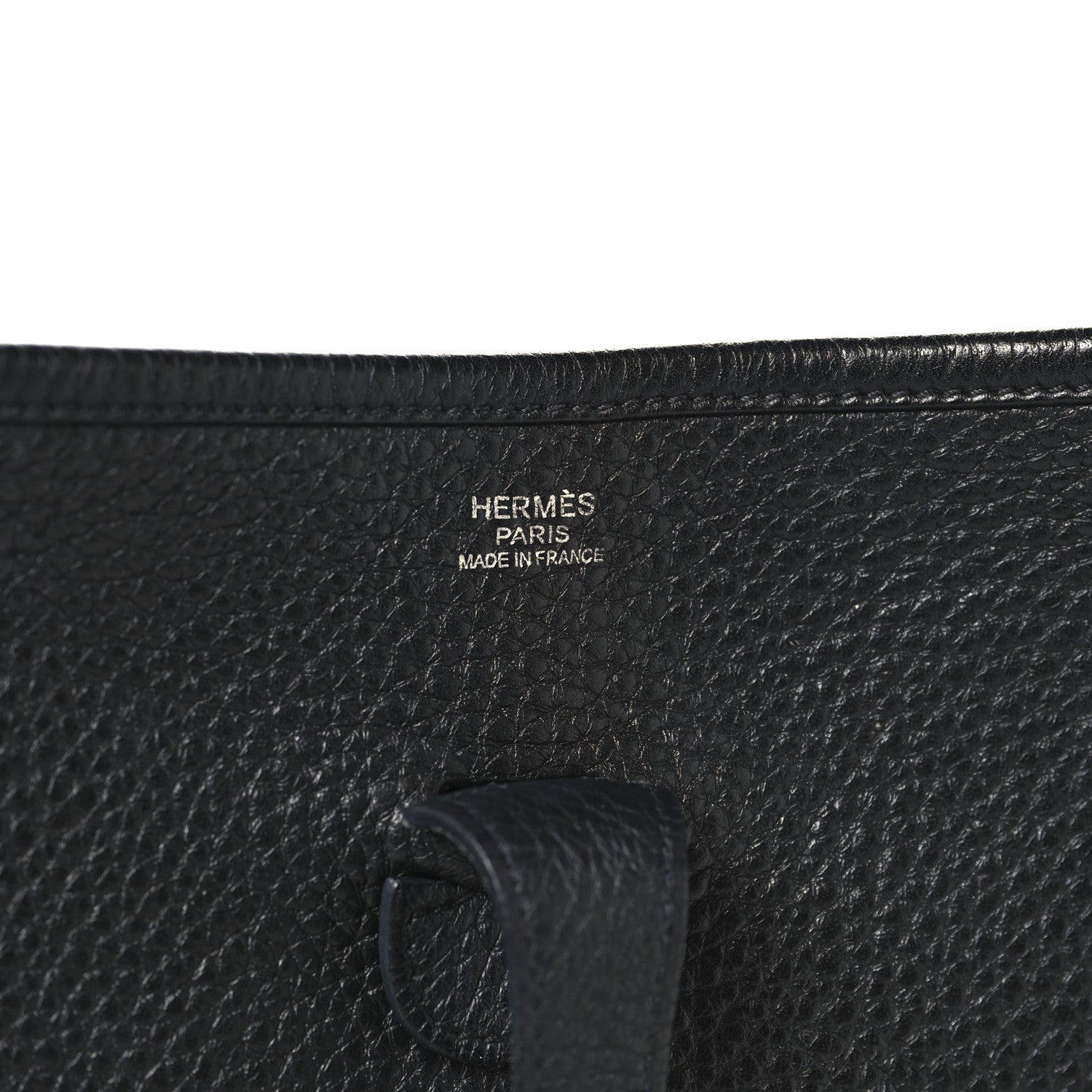 Hermes Taurillon Clemence Evelyne III PM Black 6 of 12