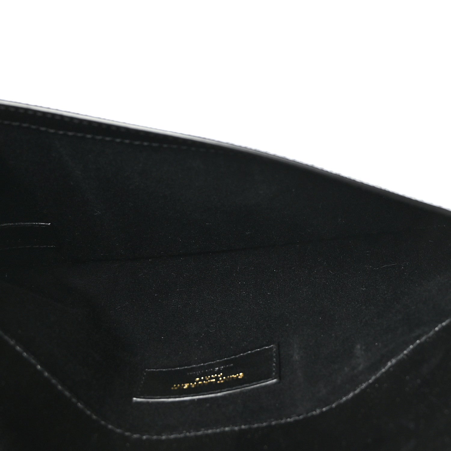 Saint Laurent Grain De Poudre Uptown Pouch Black 5 of 7
