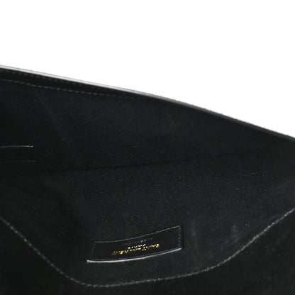 Saint Laurent Grain De Poudre Uptown Pouch Black 5 of 7