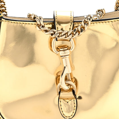 Gucci Lux Mirrored Calfskin Mini Jackie Notte Bag Gold 8 of 12