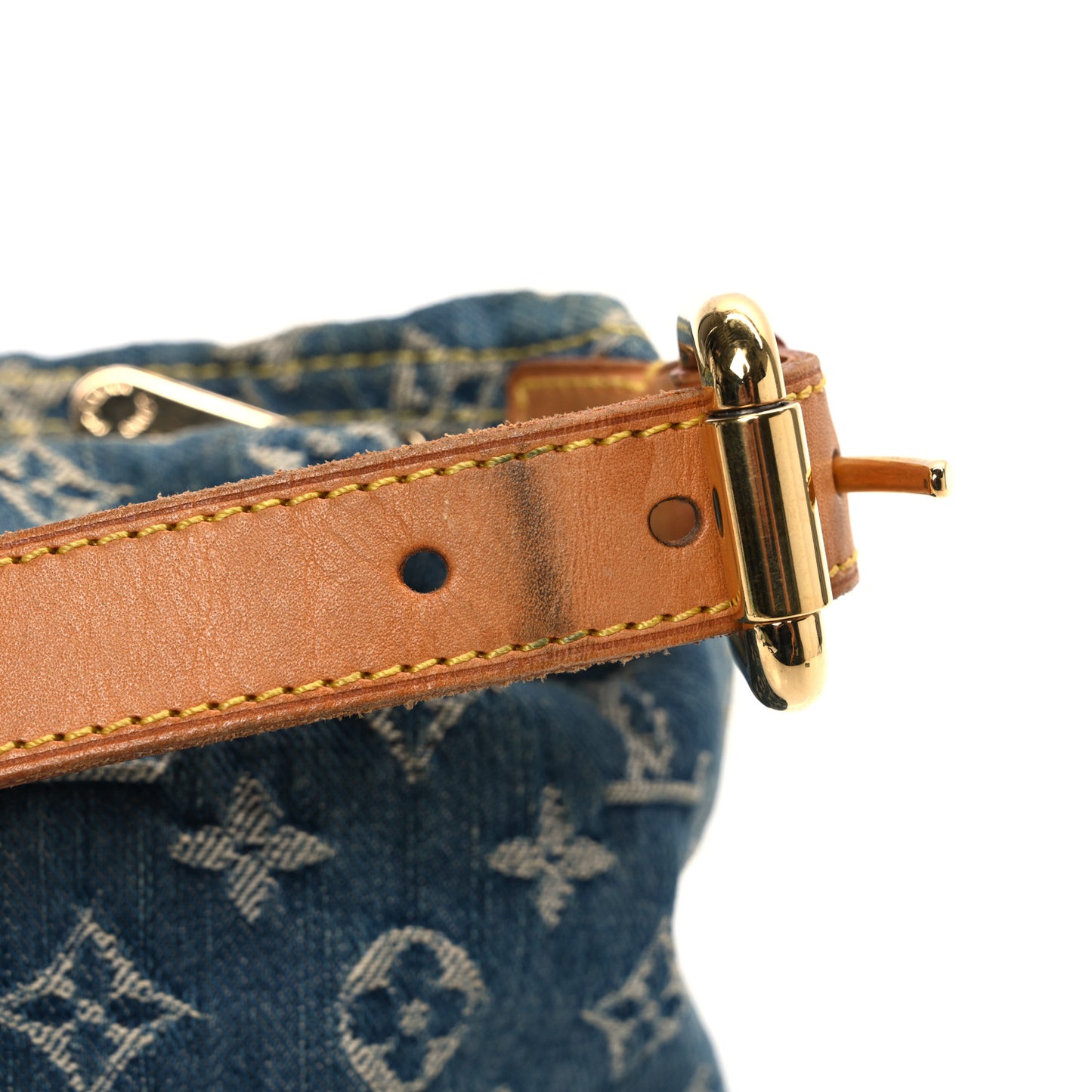 Monogram Denim Baggy PM Blue