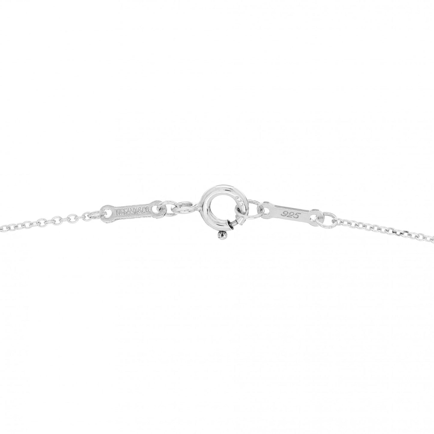 Sterling Silver Elsa Peretti Letter K Pendant Necklace