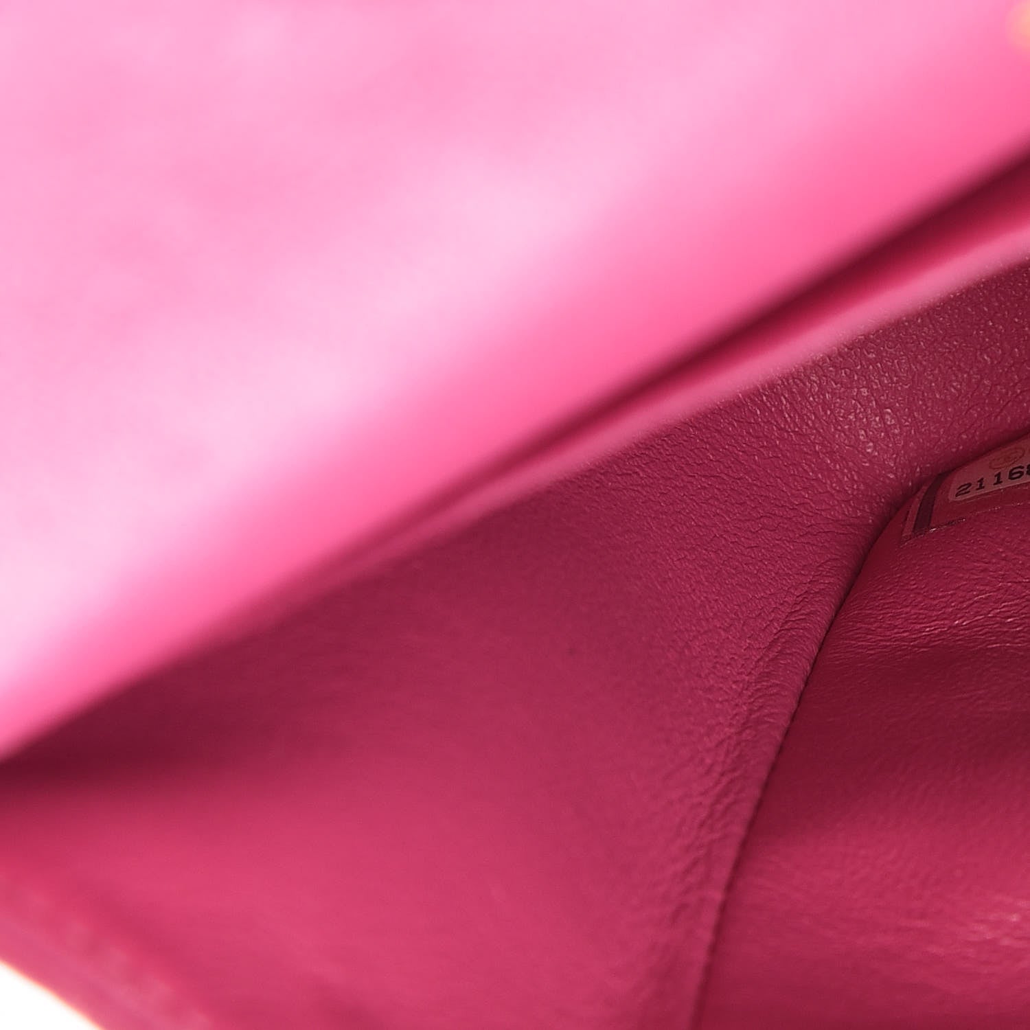 Chanel Lambskin Chevron Quilted Medium Double Flap Pink 7 of 12