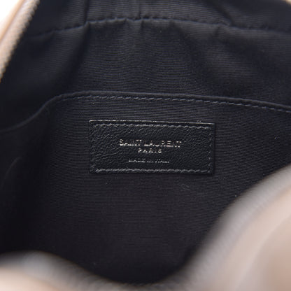 Saint Laurent Calfskin Matelasse Monogram Lou Camera Bag Dusty Grey 5 of 9