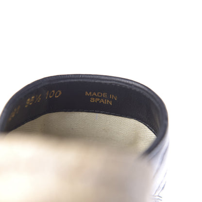 Gucci Nappa Matelasse GG Marmont Espadrille Slippers 35.5 Black 11 of 12