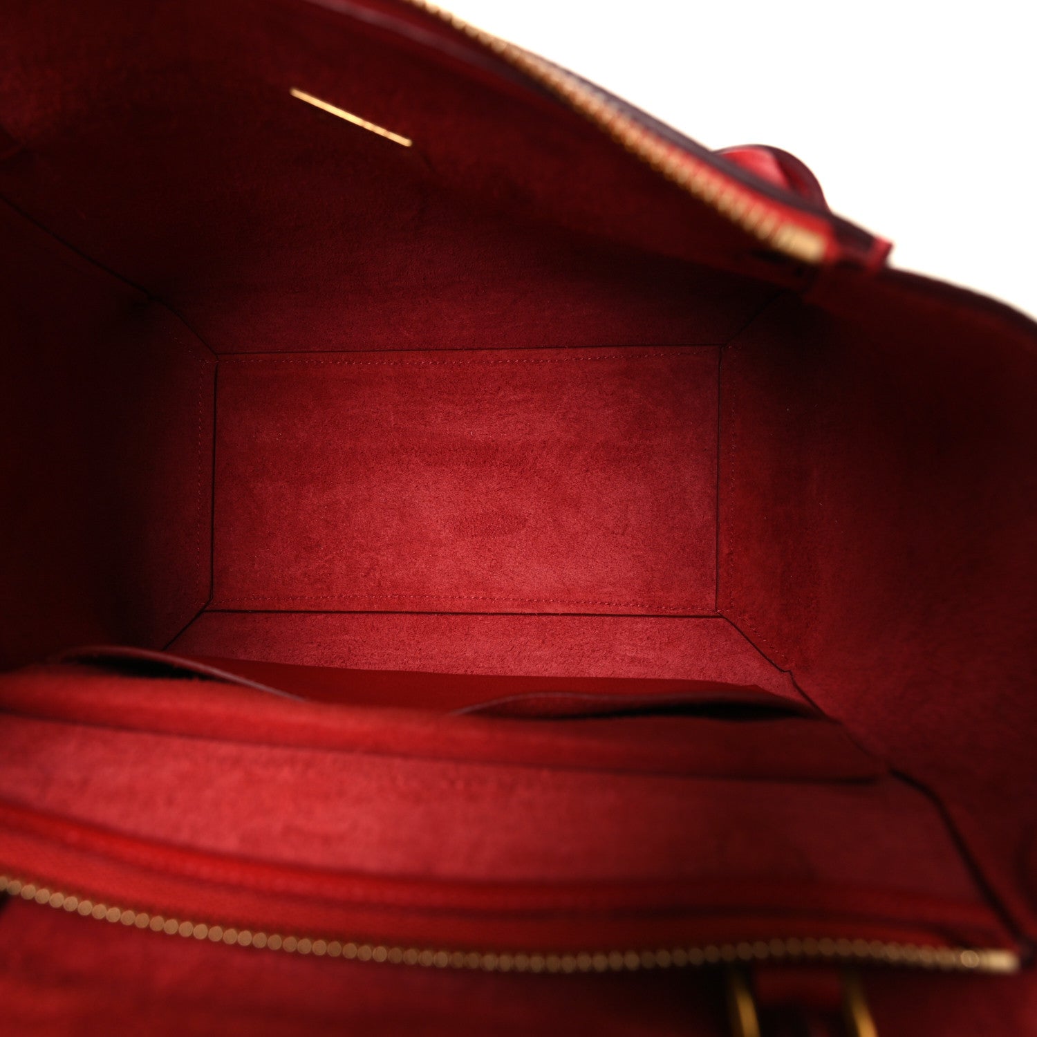 Celine Baby Grained Calfskin Micro Belt Bag Coquelicot 5 of 10