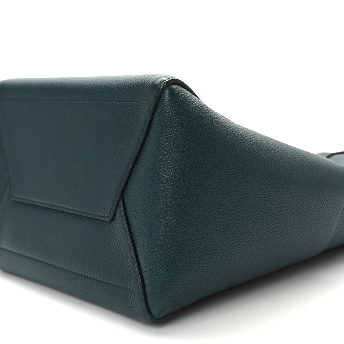 Soft Grained Calfskin Sangle Bucket Bag Amazone