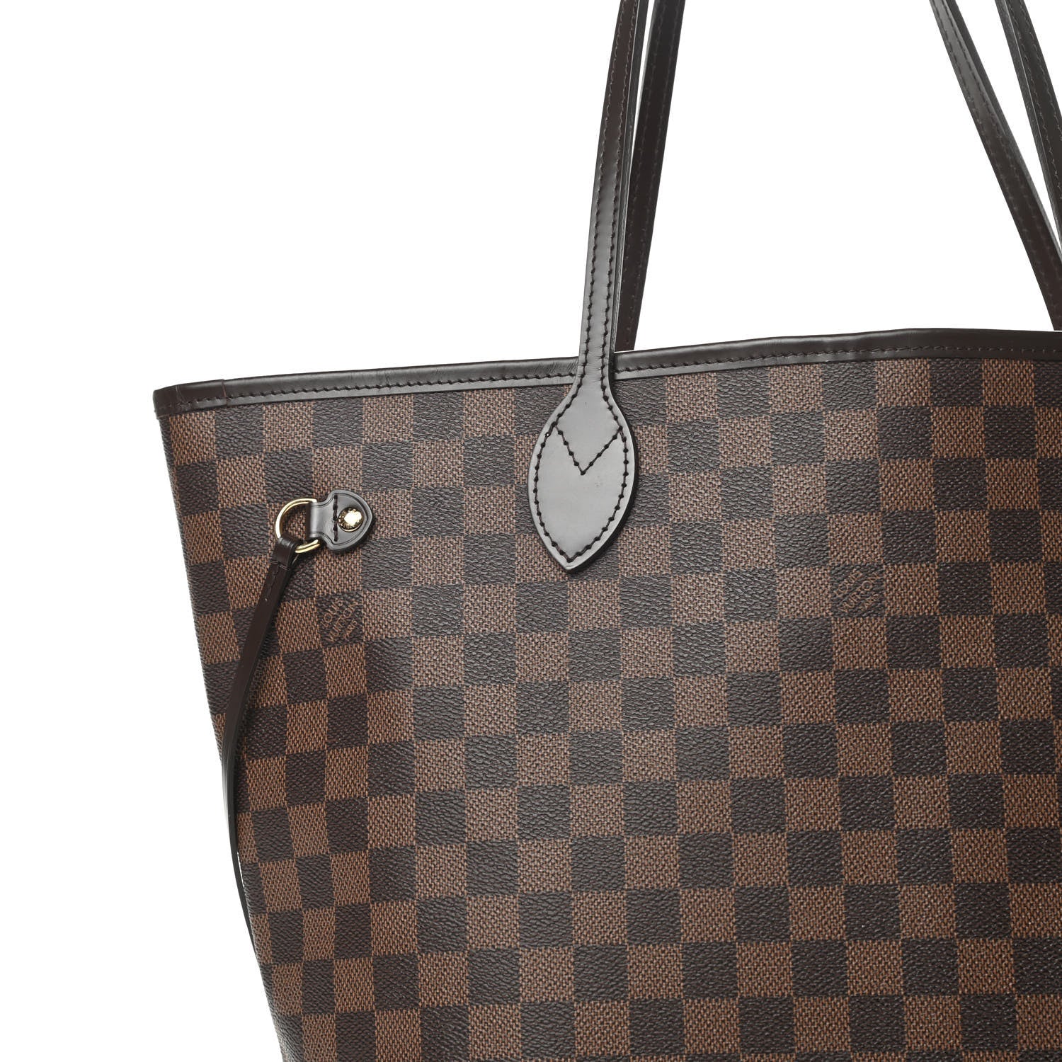 Louis Vuitton Damier Ebene Neo Neverfull MM Rose Ballerine 10 of 13