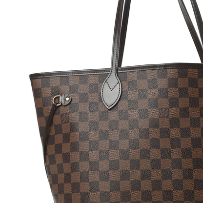 Louis Vuitton Damier Ebene Neo Neverfull MM Rose Ballerine 10 of 13