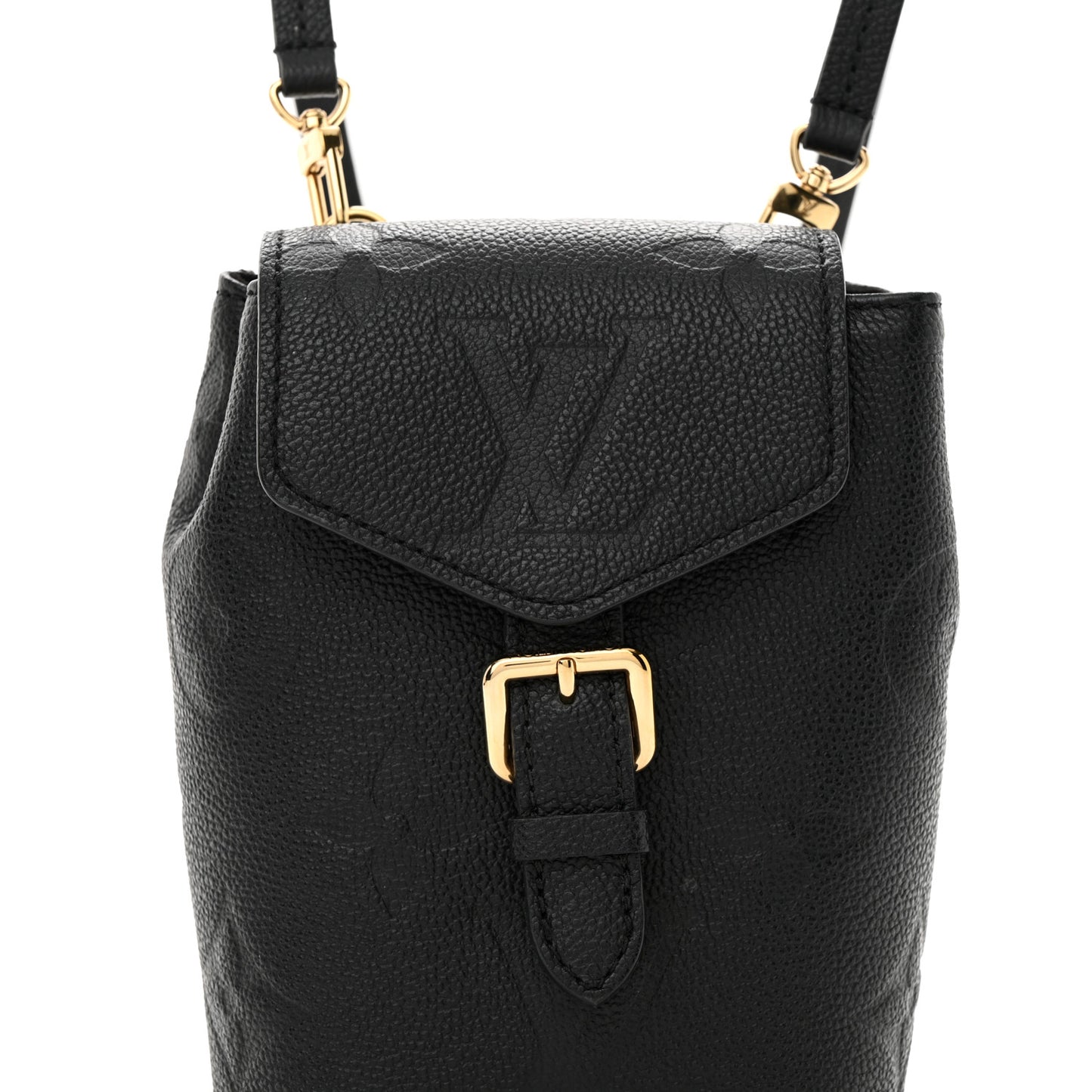 Empreinte Monogram Giant Tiny Backpack Black