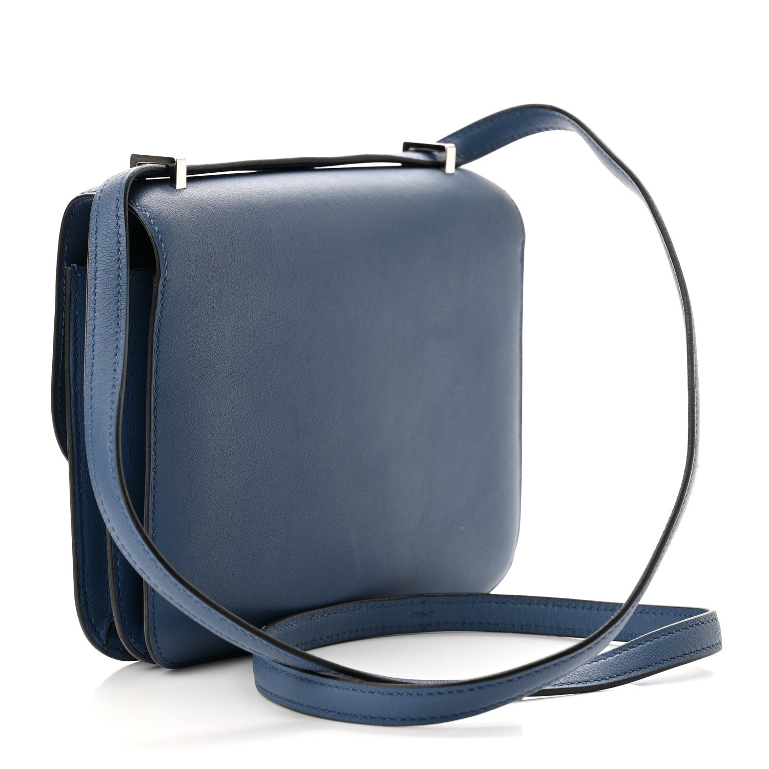 Hermes Tadelakt Constance 18 Bleu Agate 3 of 10