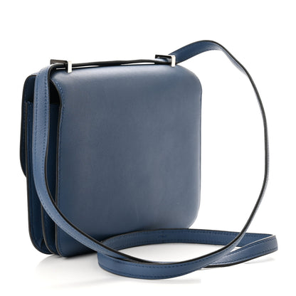 Hermes Tadelakt Constance 18 Bleu Agate 3 of 10
