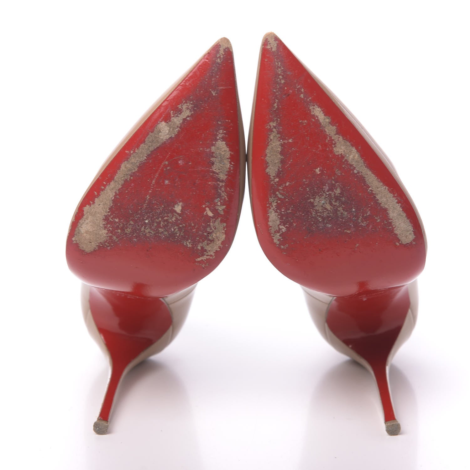 Christian Louboutin Patent So Kate 120 Pumps 37.5 Nude 5 of 9