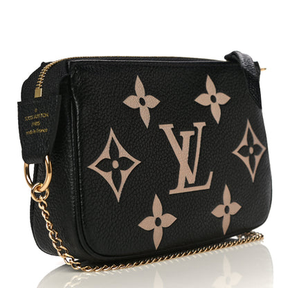Louis Vuitton Empreinte Monogram Giant Mini Pochette Accessories Black 2 of 9