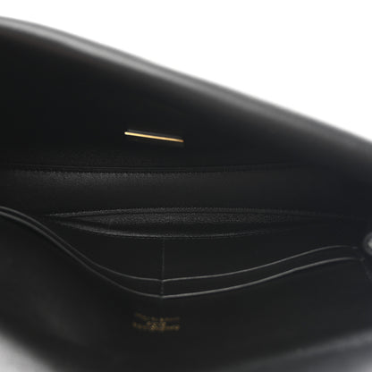 Balenciaga Smooth Calfskin Small Bel Air Clutch On Strap Black 5 of 11