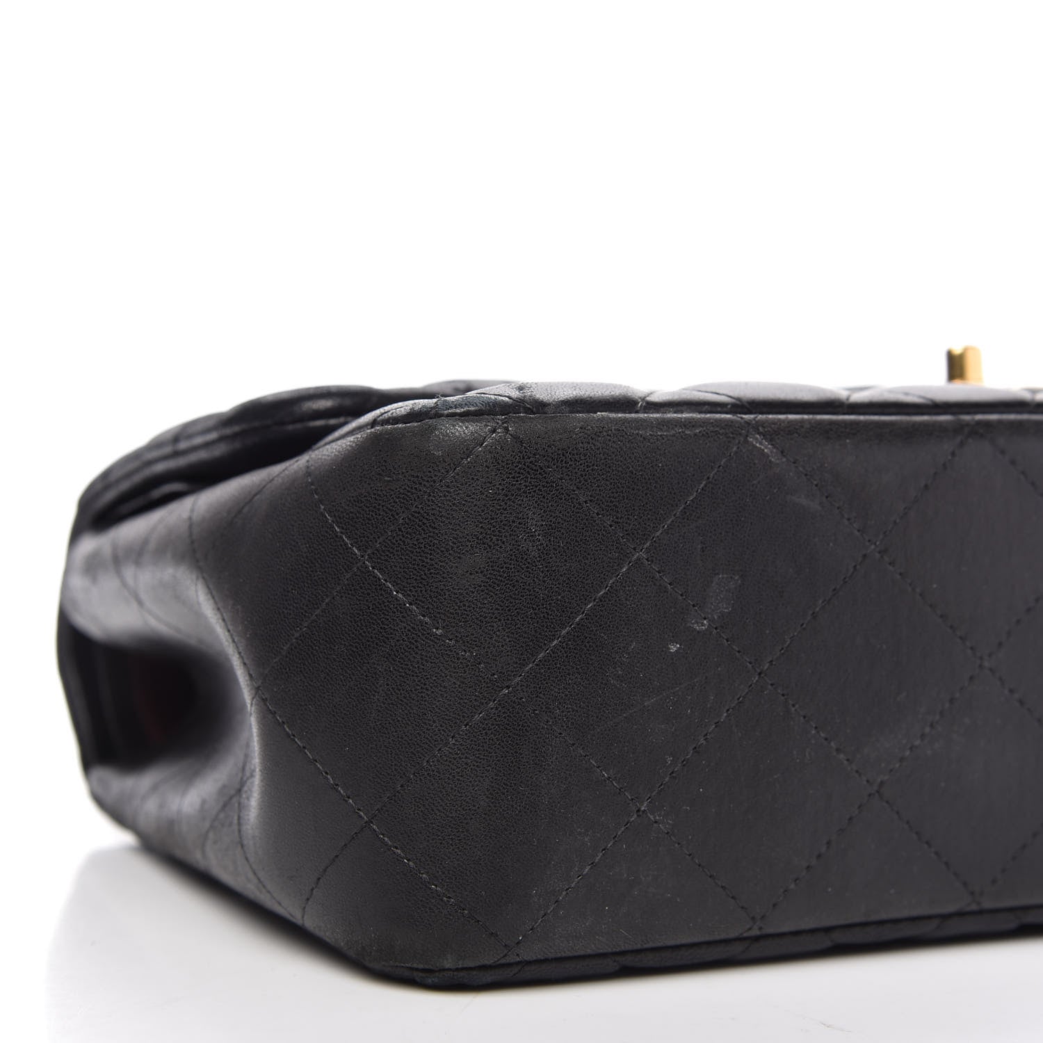 Chanel Lambskin Quilted Jumbo Double Flap Black 6 of 11