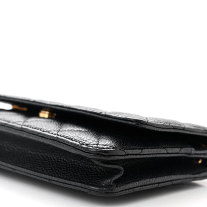 Chanel Caviar Quilted Wallet on Chain WOC Black 11 of 11