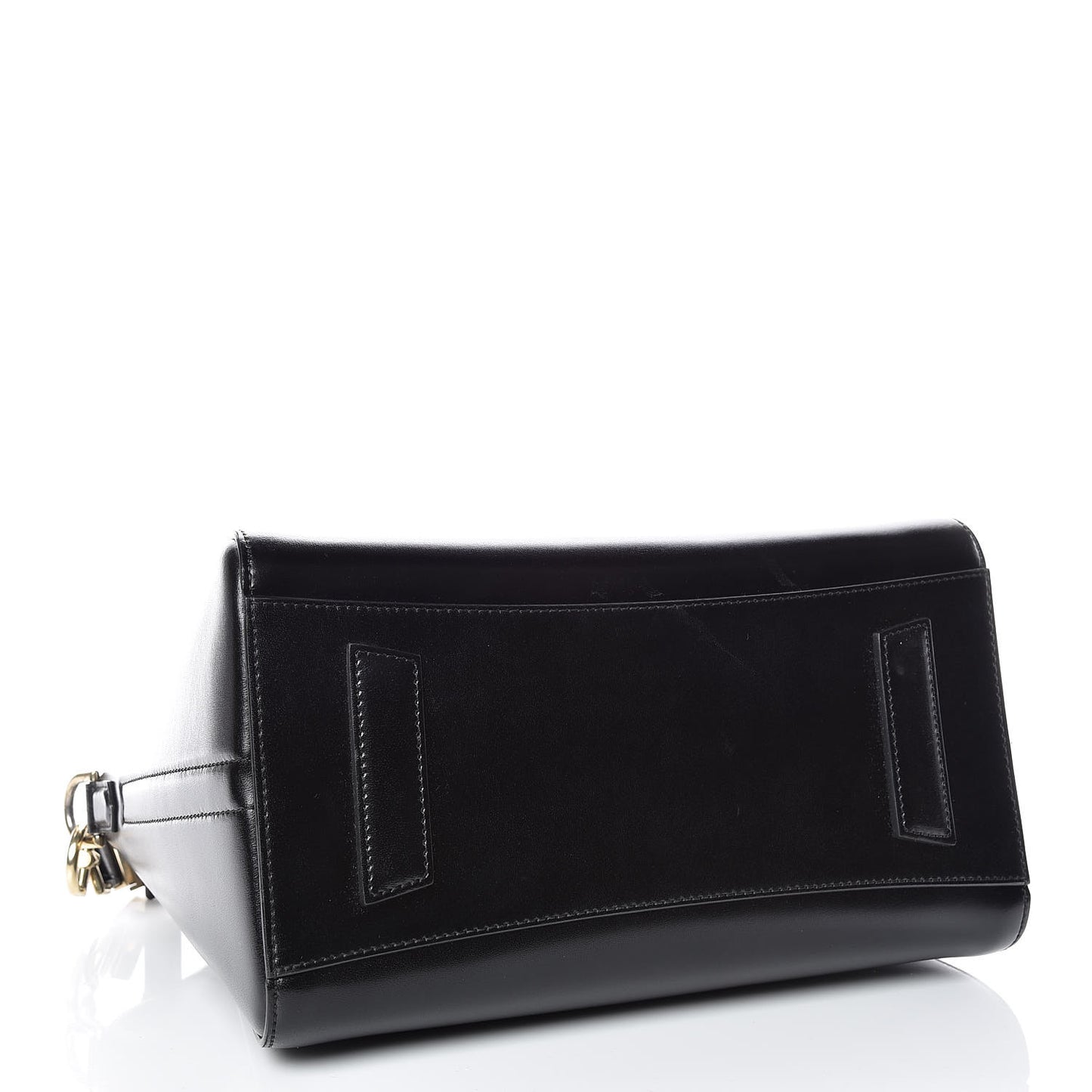 Shiny Lord Calfskin Small Antigona Black