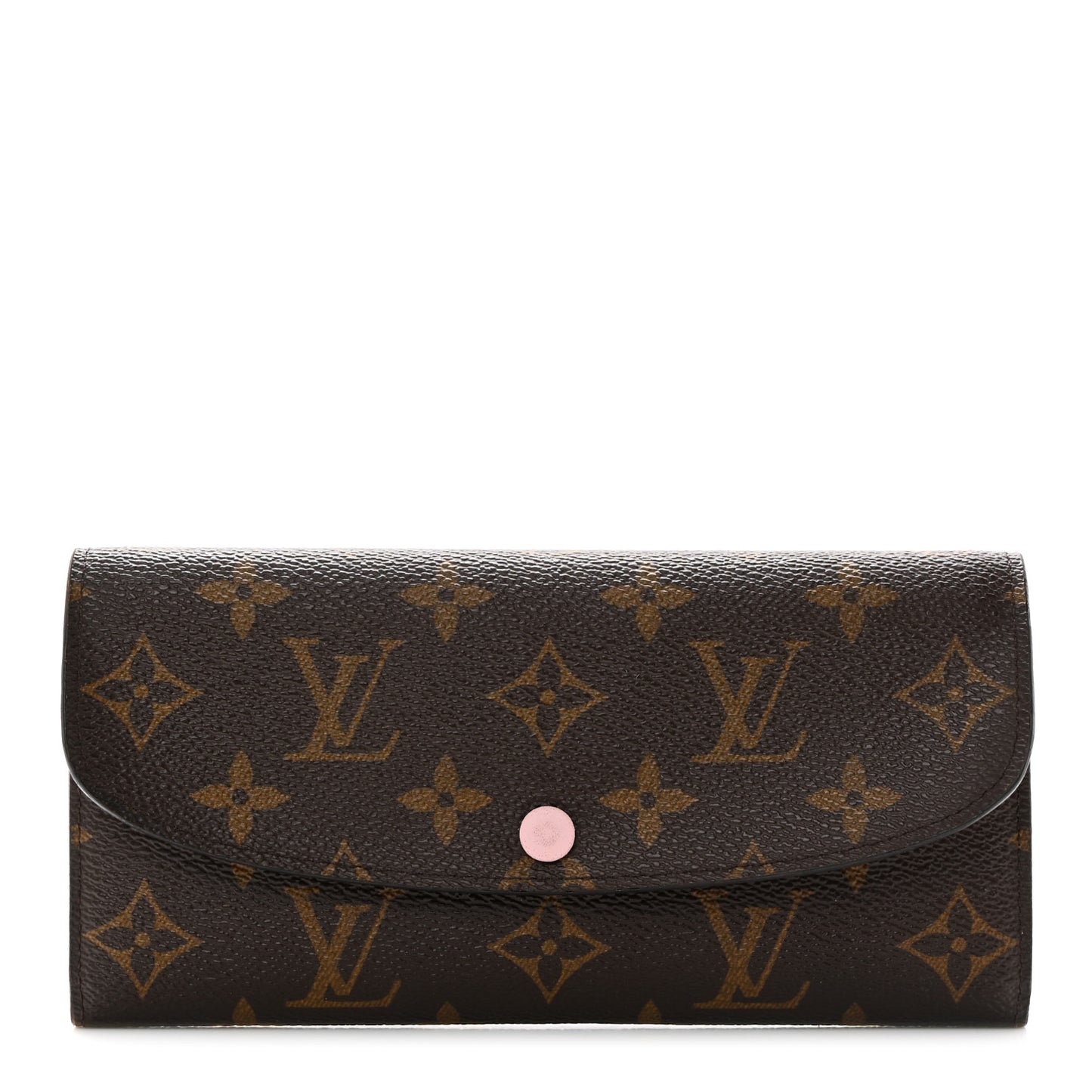 Monogram Emilie Wallet Rose Ballerine