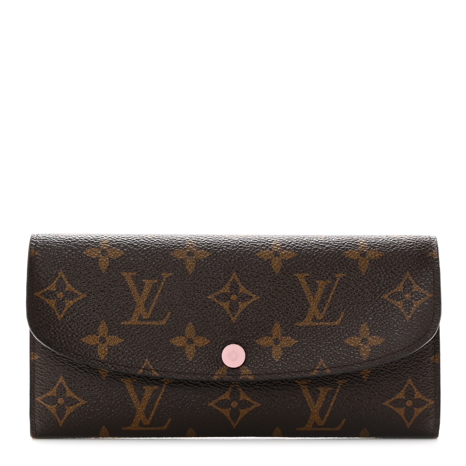 Louis Vuitton Monogram Emilie Wallet Rose Ballerine 1 of 10