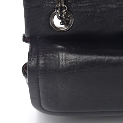 Chanel Aged Calfskin Quilted 2.55 Reissue 225 Flap Black 13 of 16