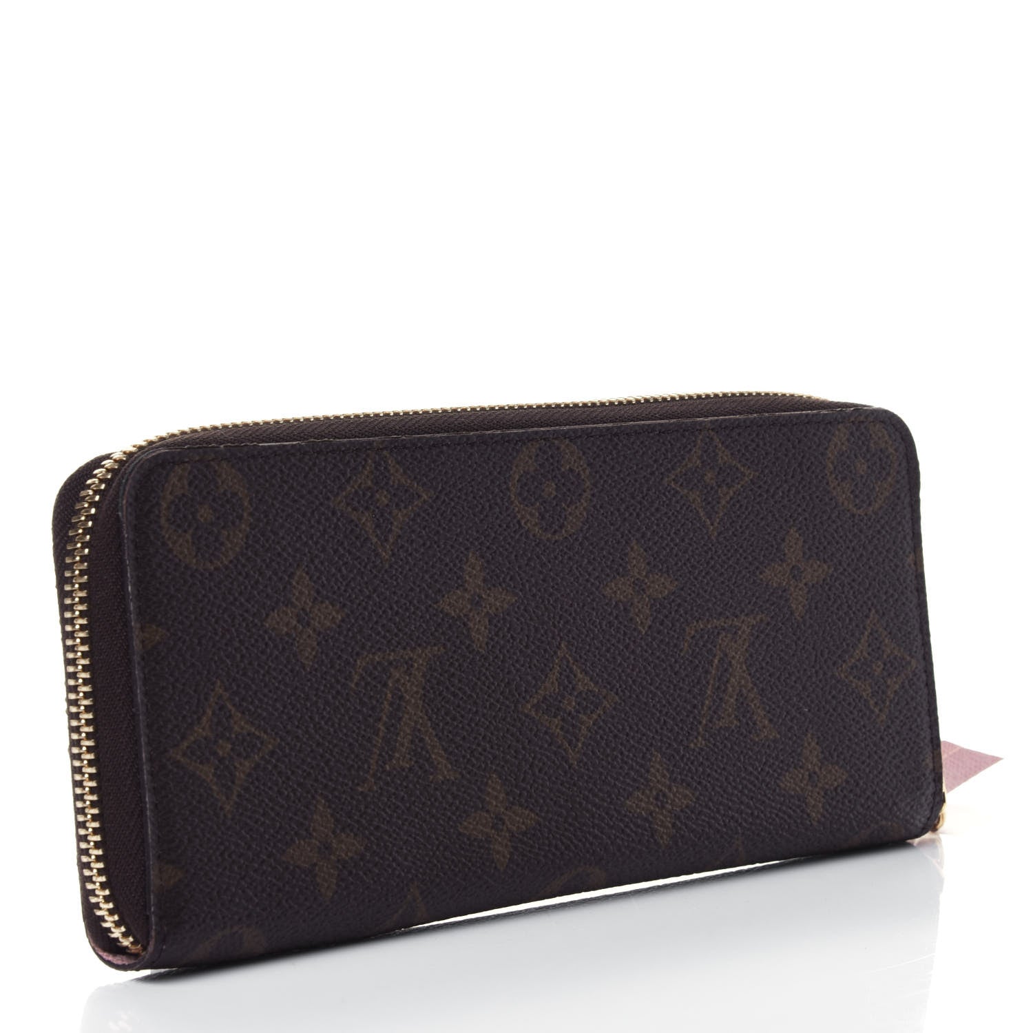 Louis Vuitton Monogram Clemence Wallet Rose Ballerine 2 of 4