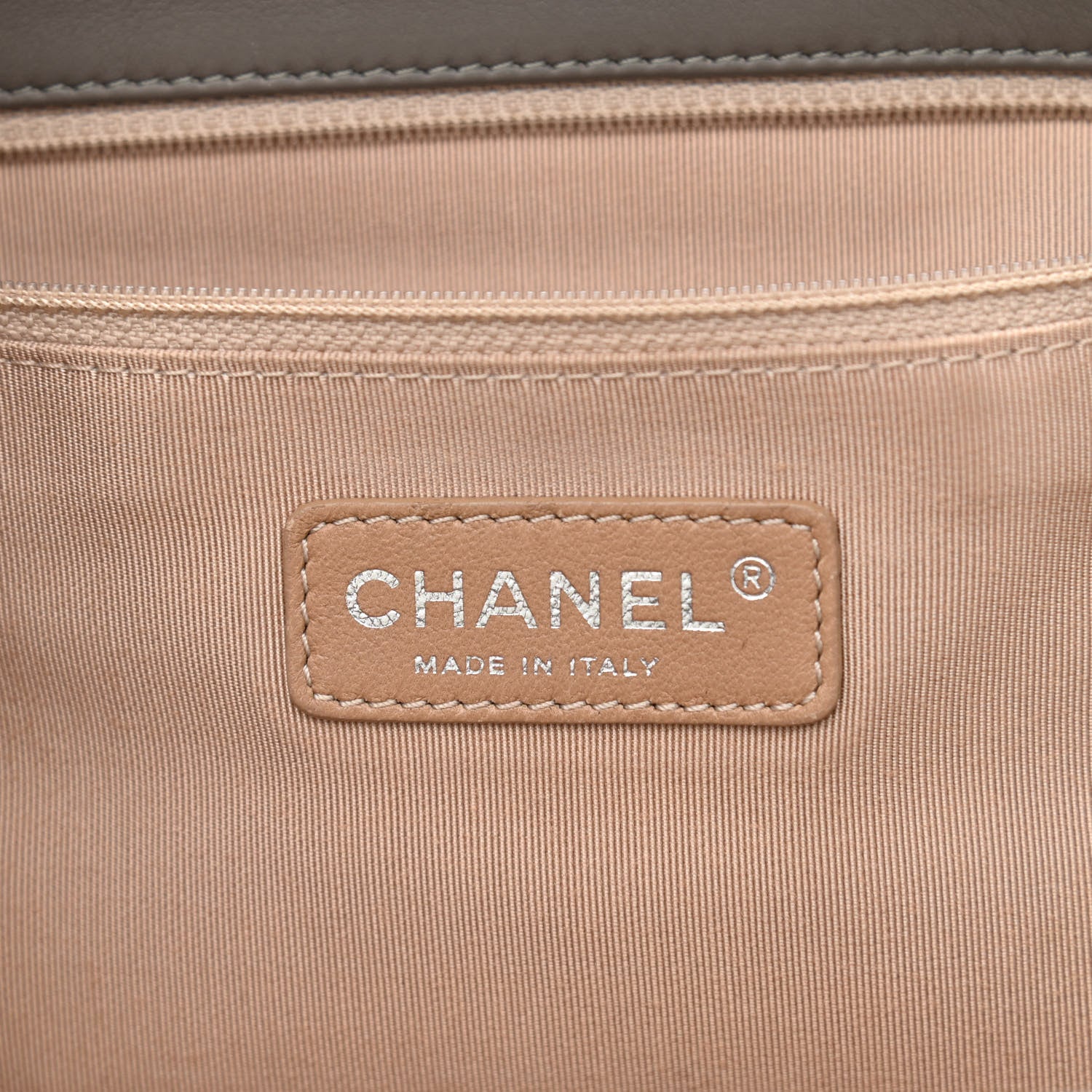 Chanel Glazed Crinkled Lambskin Mademoiselle Large East West Flap Grey 6 of 11