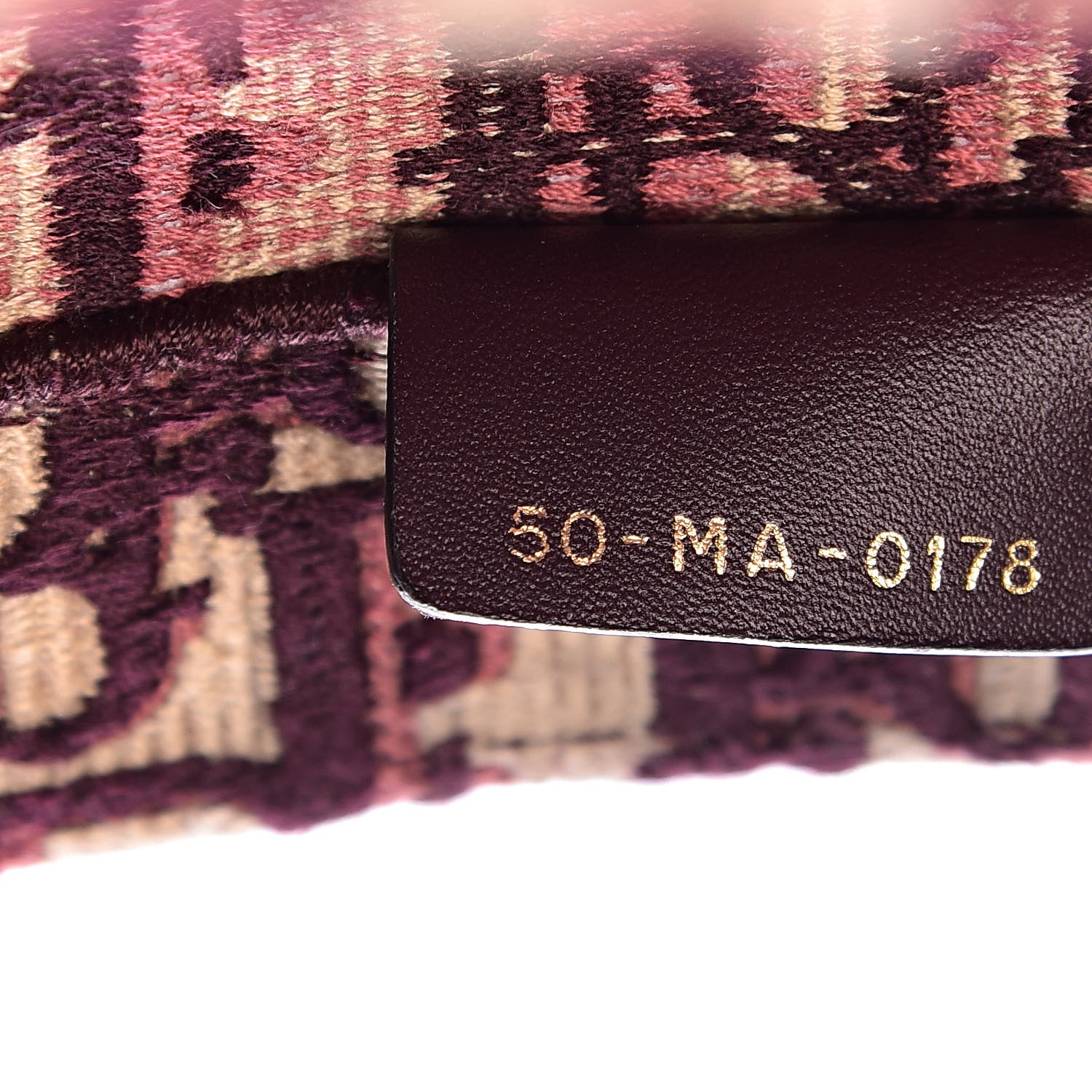 Christian Dior Oblique Large Book Tote Burgundy Multicolor 7 of 10