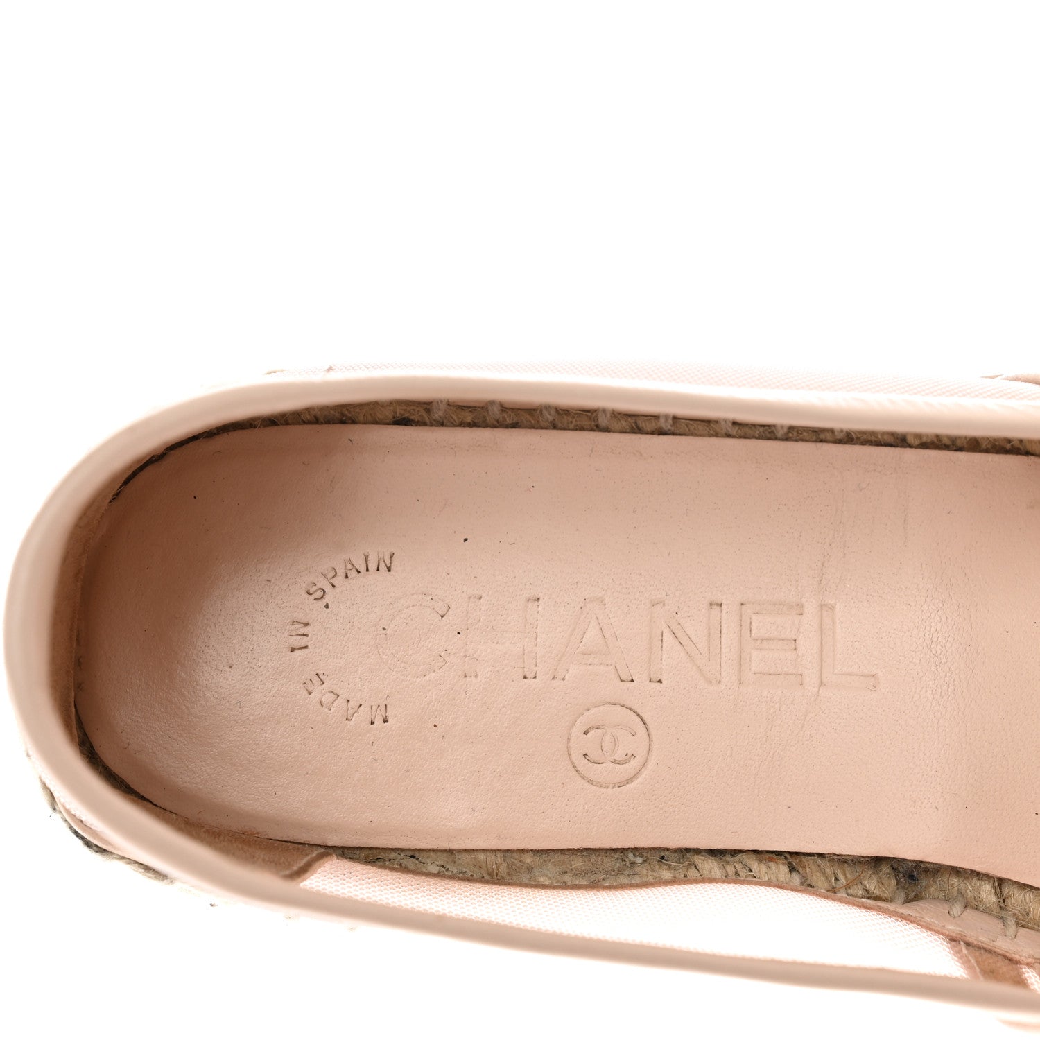 Chanel Mesh Grosgrain CC Espadrilles 36 Pink 9 of 18