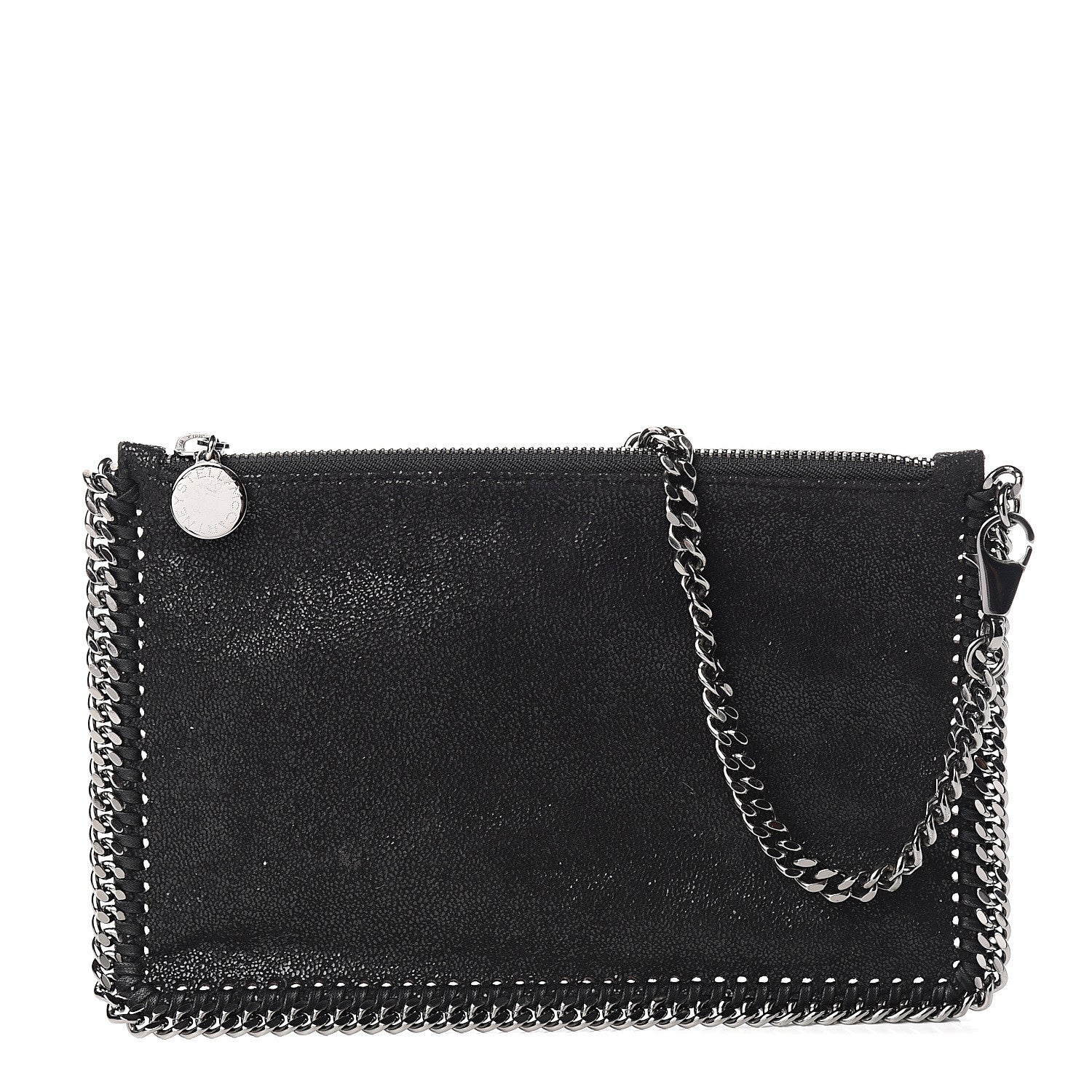 Stella McCartney Shaggy Deer Falabella Clutch Black 1 of 9