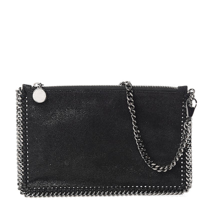 Stella McCartney Shaggy Deer Falabella Clutch Black 1 of 9
