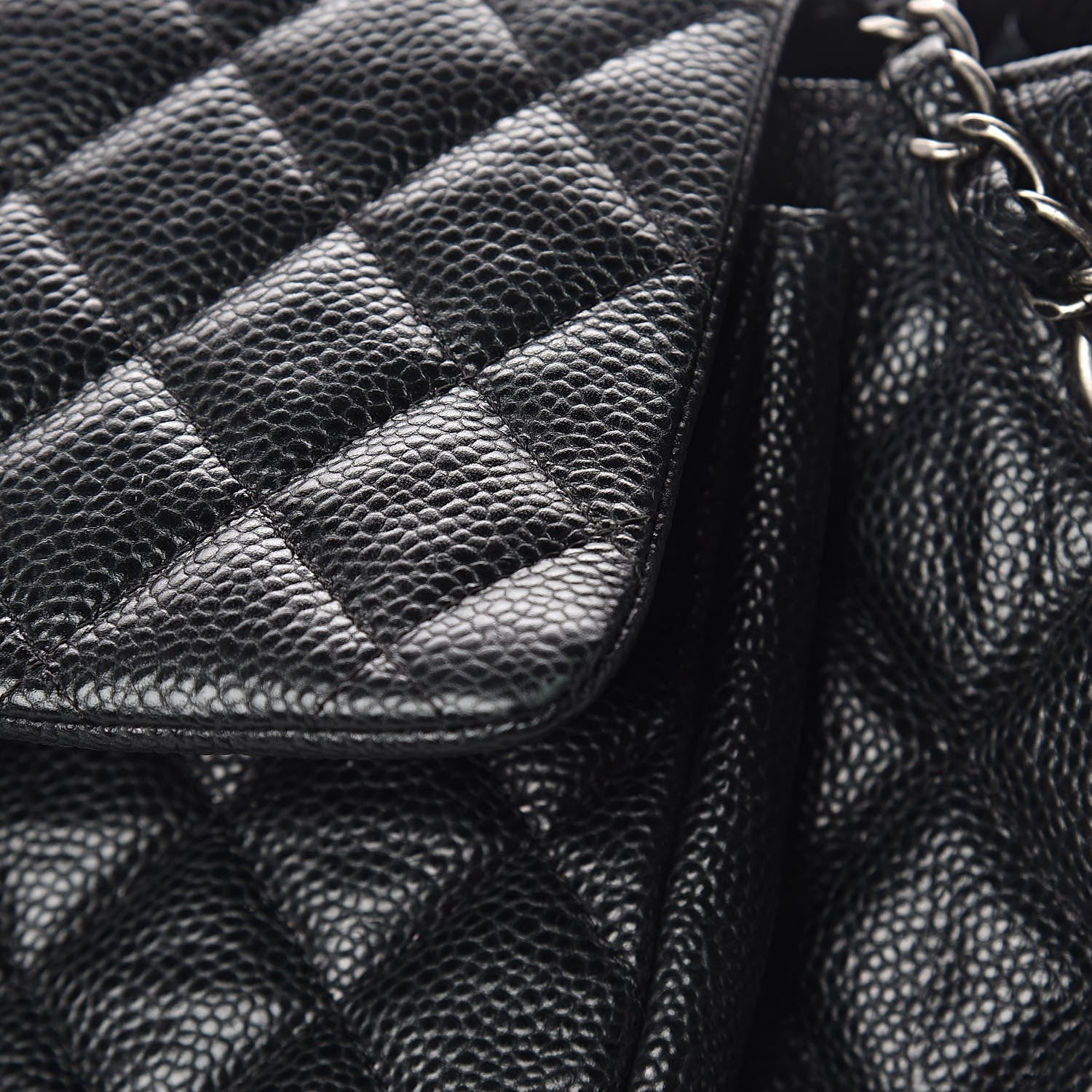 Chanel Caviar Quilted Flap Tote Black 11 of 14