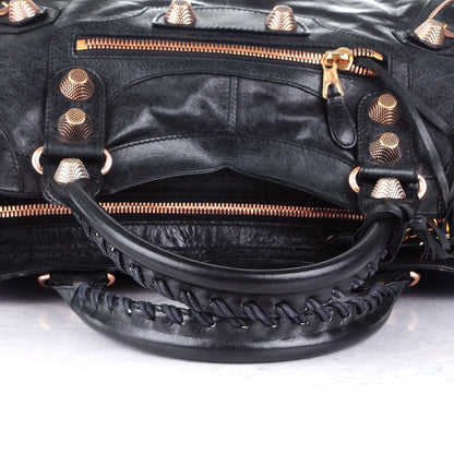 Balenciaga Agneau Giant 21 Rose Gold Hardware Part Time Black 5 of 8