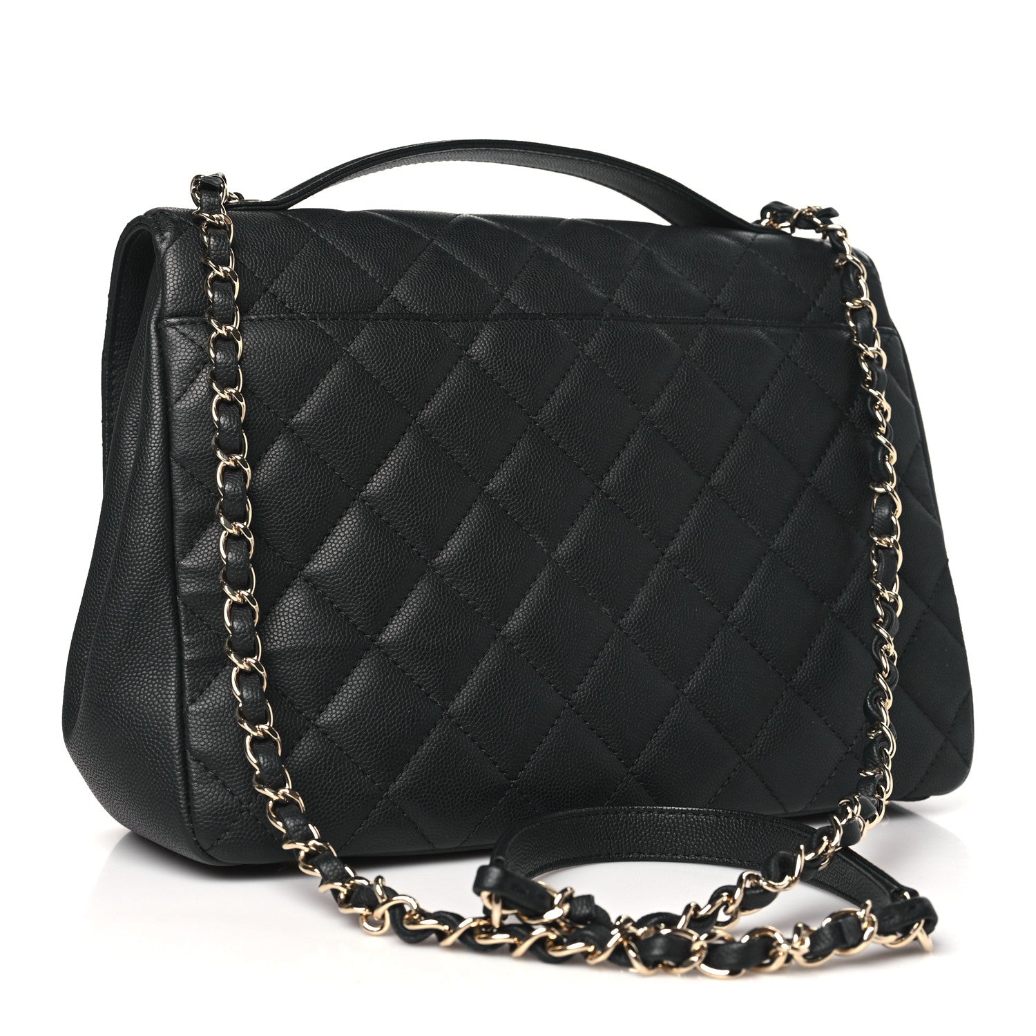 Chanel Caviar Quilted Large Business Affinity Flap Black 3 of 9