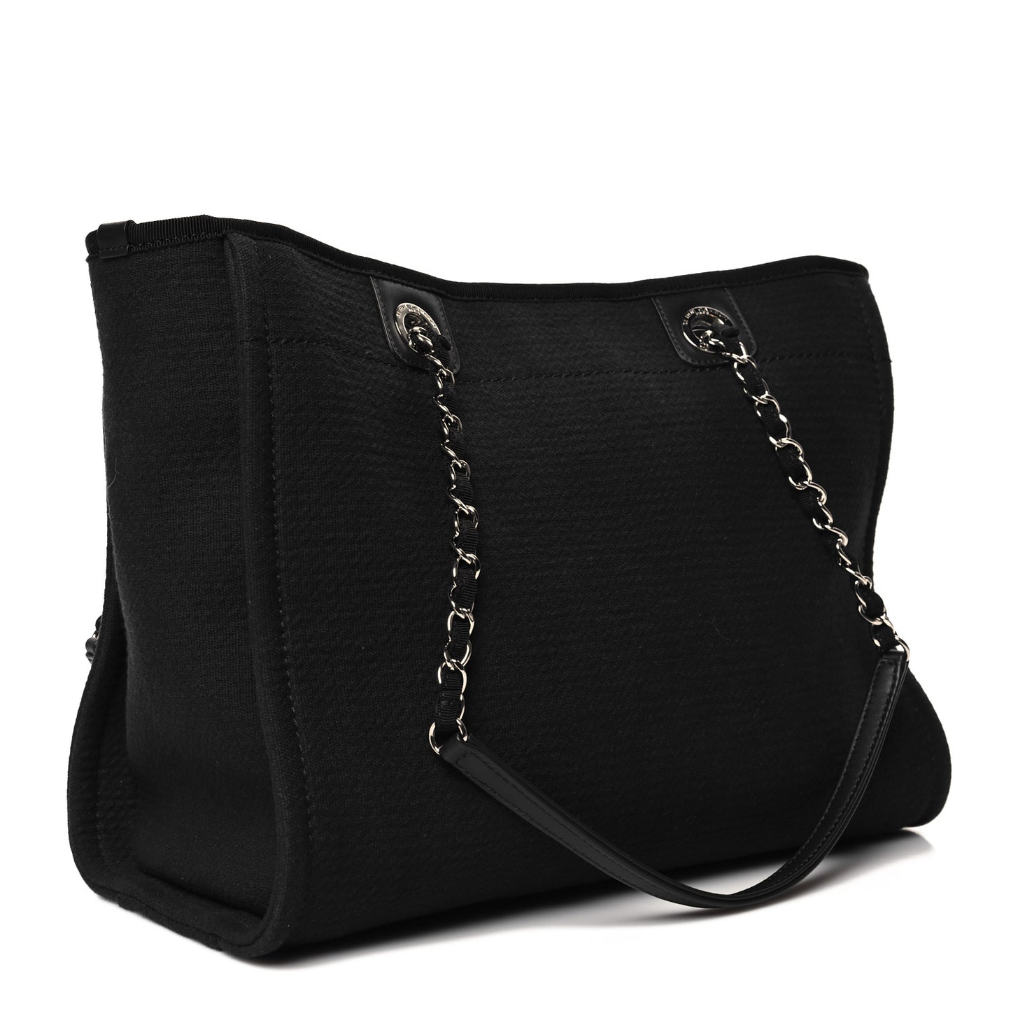 Mixed Fibers Small Deauville Tote Black
