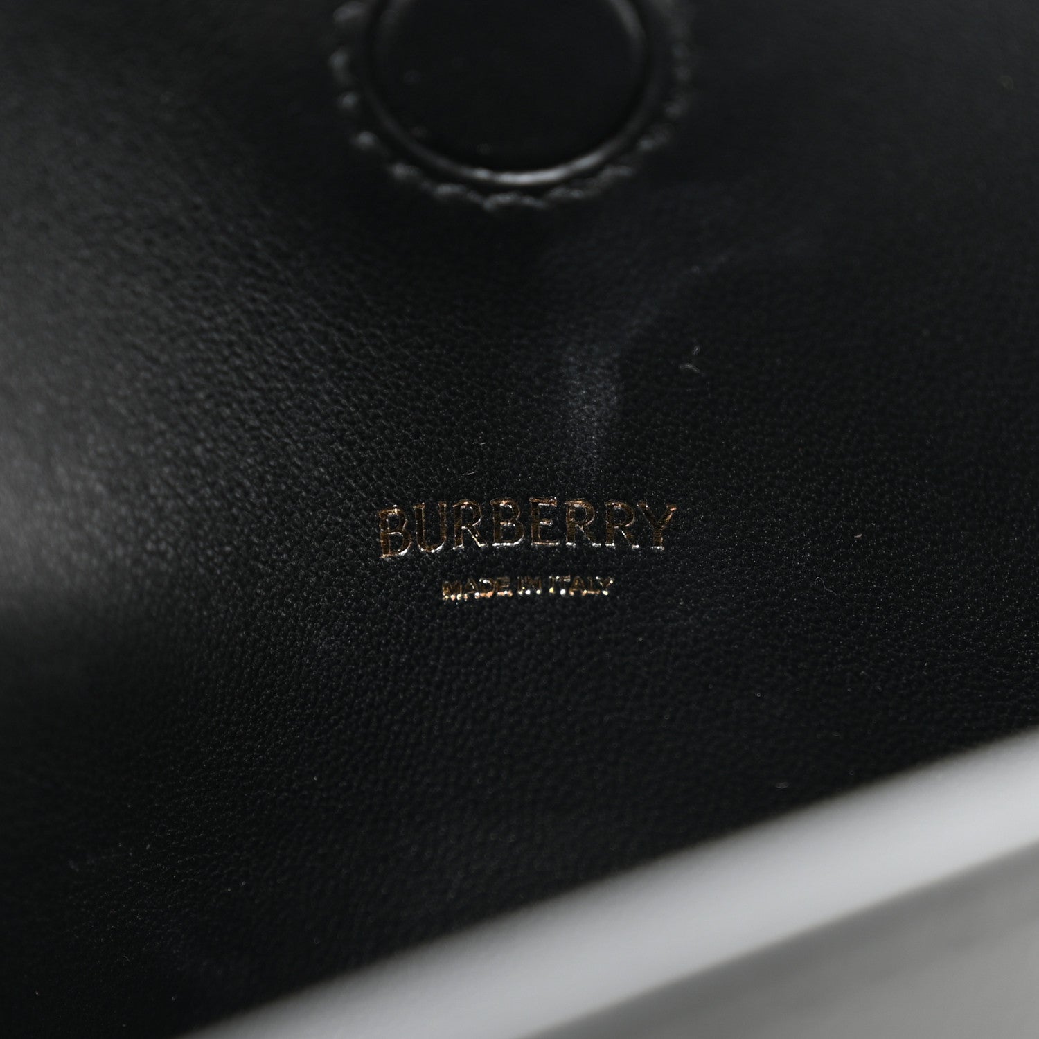 Burberry Lambskin Bridle Calfskin Runway Clutch Black 6 of 10
