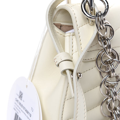 Chloe Calfskin Quilted Mini Drew Bijou Shoulder Bag Natural White 7 of 10