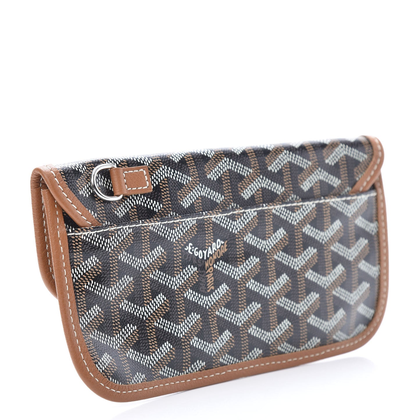 Goyardine Pouch Black Gold