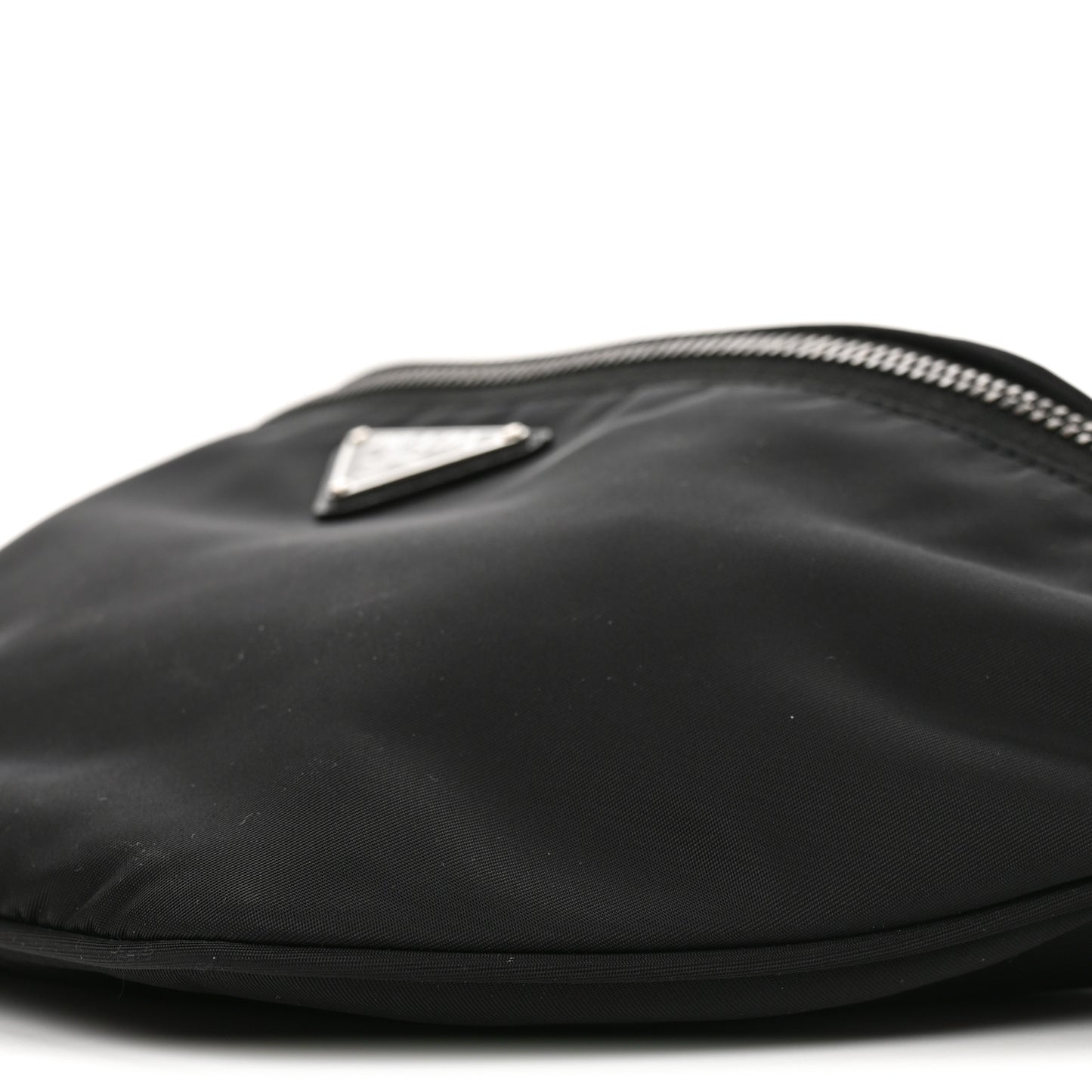 Tessuto Re-Nylon Saffiano Belt Bag Black