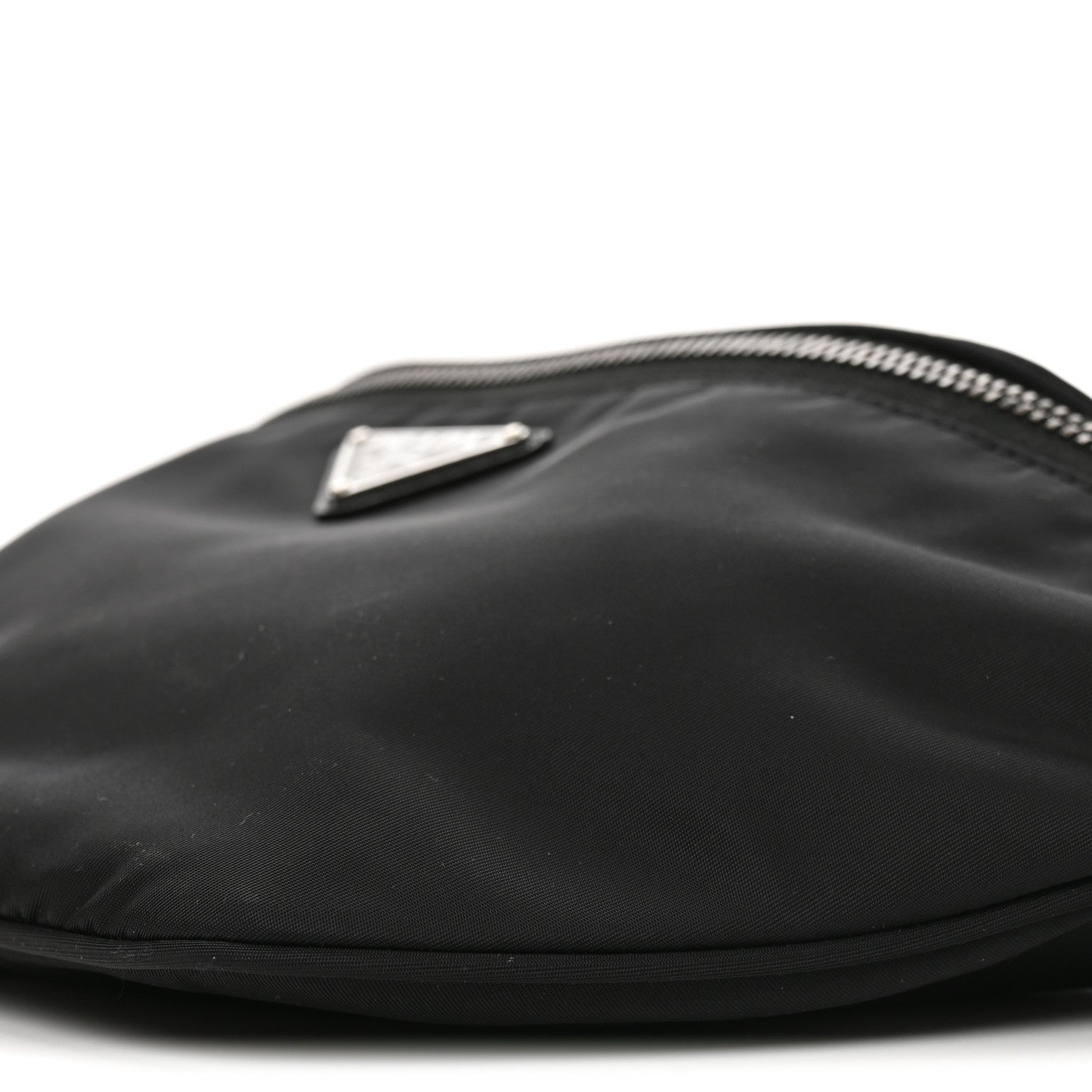 Prada Tessuto Re-Nylon Saffiano Belt Bag Black 8 of 8
