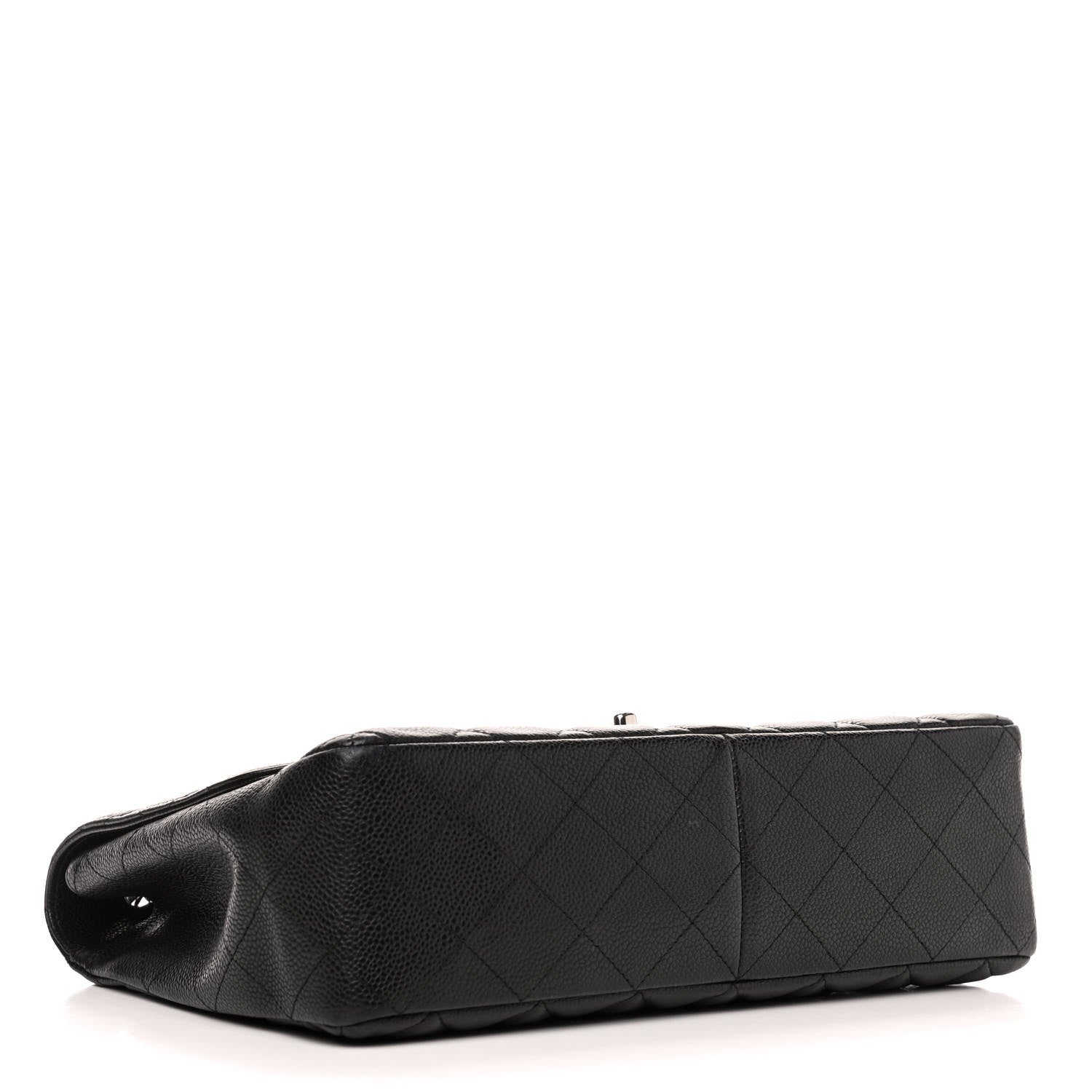 Chanel Caviar Quilted Jumbo Single Flap Black 3 of 5