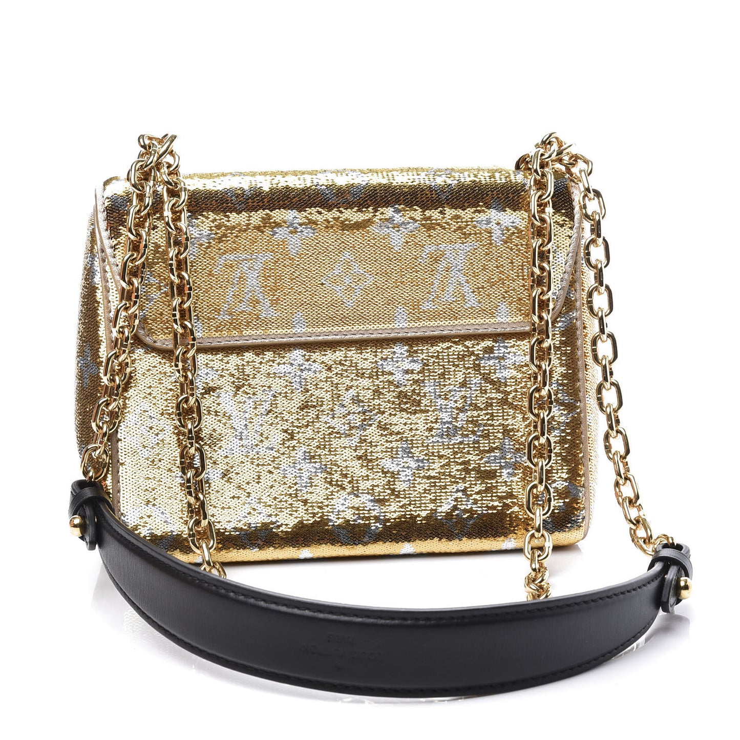 Monogram Sequins Twist PM Gold Silver