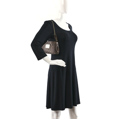 Louis Vuitton Damier Ebene Eva Clutch 2 of 10