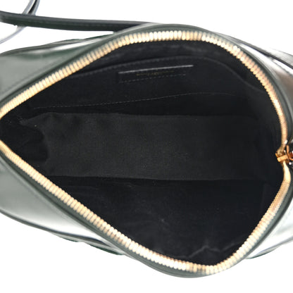 Saint Laurent Suede Calfskin Monogram Lou Camera Bag Vert Fonce 5 of 11