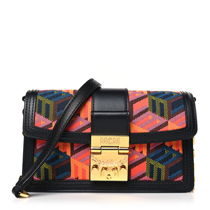 MCM Jaquard Cubic Monogram Rockstar Mini Tracy Crossbody Multicolor 1 of 8
