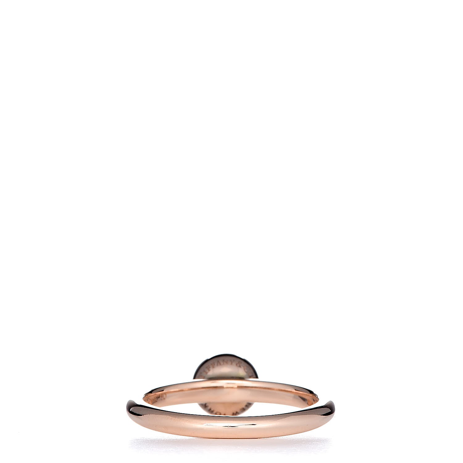 Tiffany 18K Rose Gold 8mm HardWear Ball Ring 57 8 4 of 6