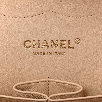 Chanel Caviar Quilted Jumbo Double Flap Light Beige 6 of 11